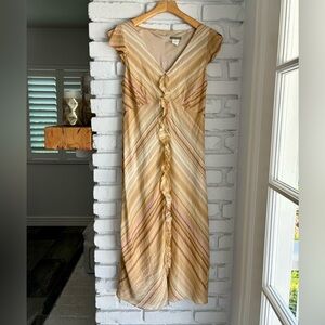 J. Crew light ruffle front Dress